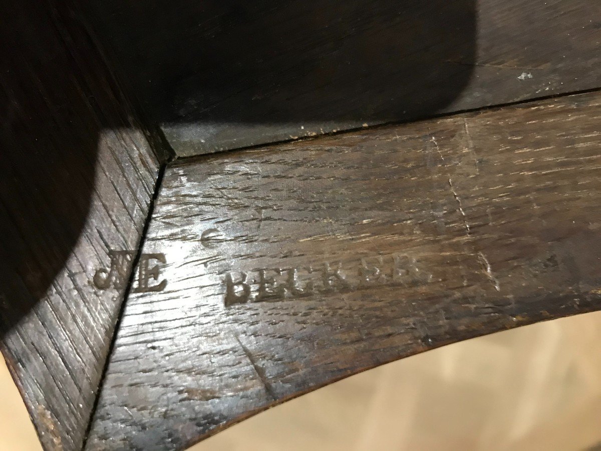 18th Century Commode Stamped Becker-photo-7