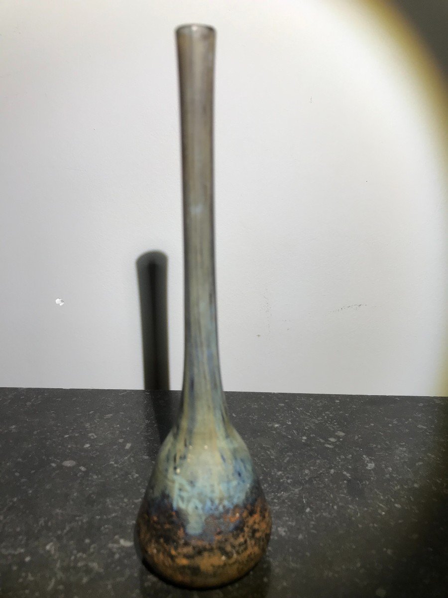 Vase Soliflore En Pâte De Verre Daum-photo-1