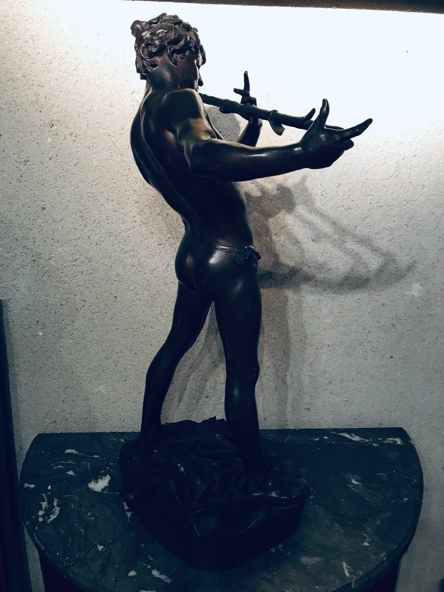 "L'improvisateur" - Bronze par Félix Charpentier-photo-1