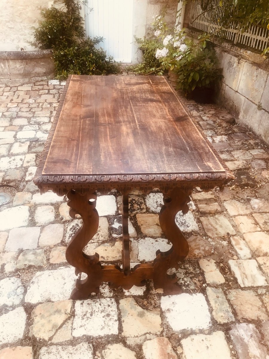 19th Century Italian Pine Table -photo-2