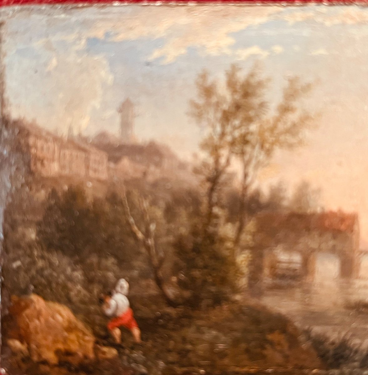 Oil On Copper - 18th Century Landscape-photo-3