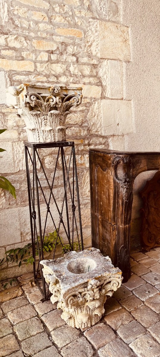 Pair Of 17th Century Stone Capitals