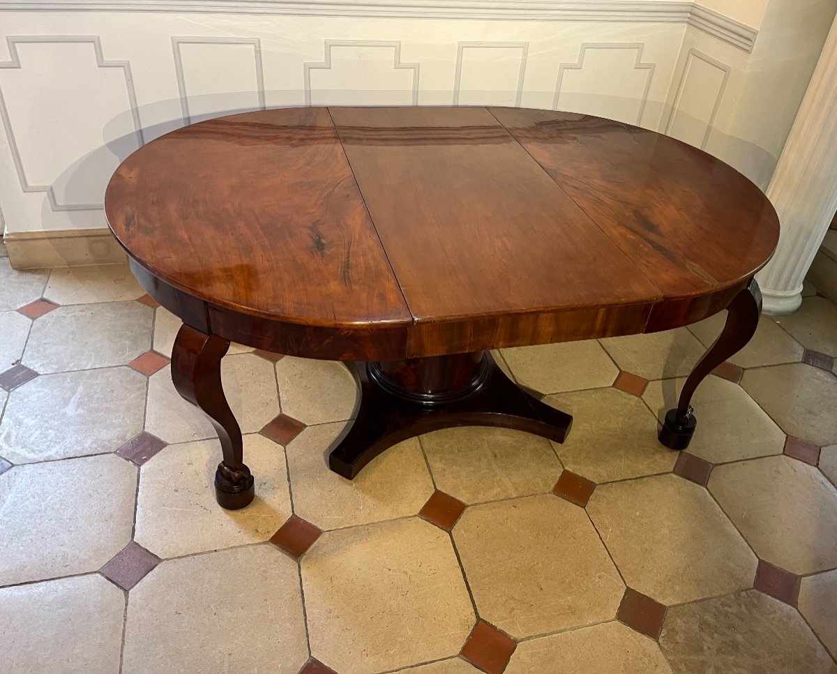 19th Century Mahogany Belt Table