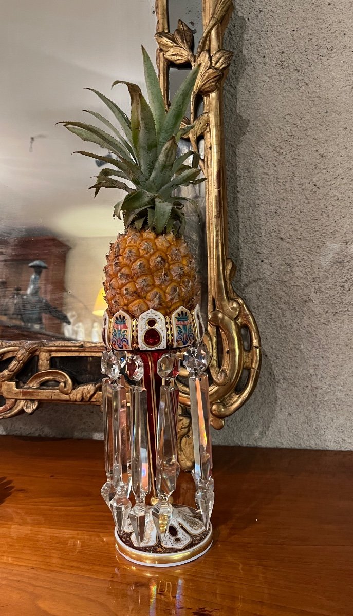 Porte Ananas En Cristal De Bohème -photo-5