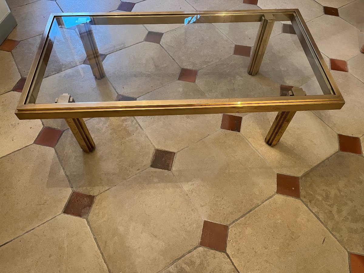 Table Basse En Bronze Année 60 