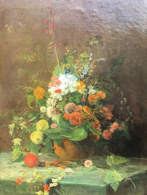 Bouquet De Fleurs, XIXème