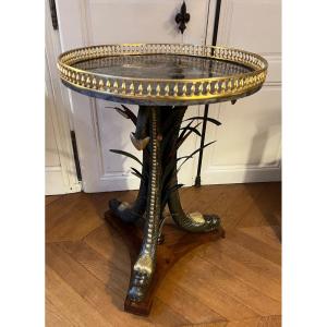 Directoire Period Pedestal Table Jean-joseph Chapuis 