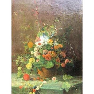 Bouquet De Fleurs, XIXème