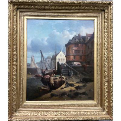 Marine Signed Jean Mazzella 1880