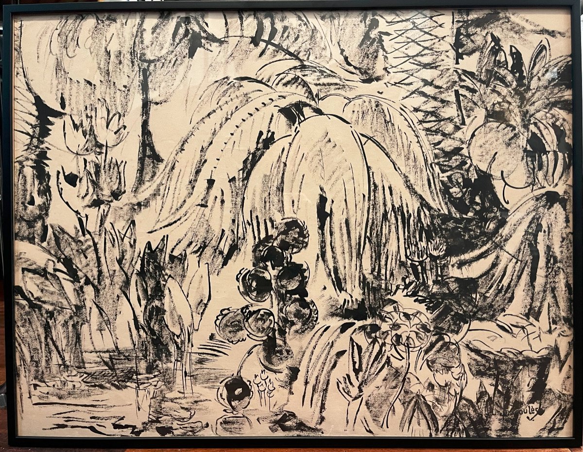 Bascoules Jean-désiré (1886-1976) Tropical Forest 