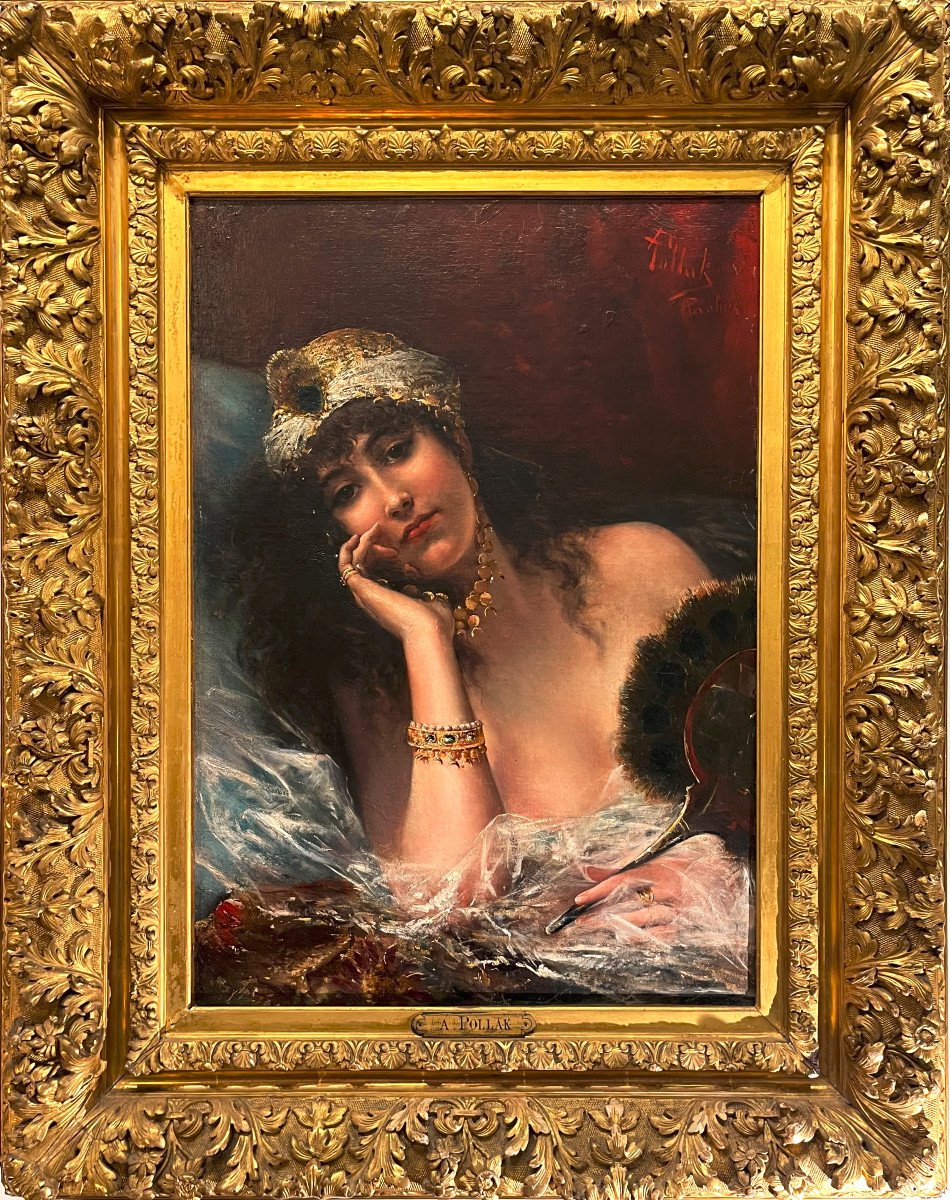 POLLAK August (Vienne 1838-1907 Rome)  Pauline en Orientale