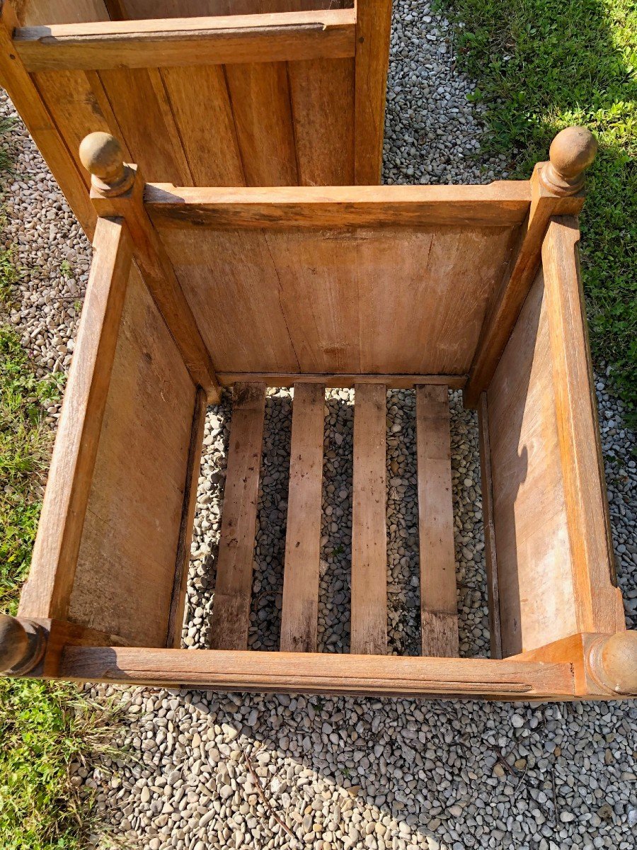 Teak Orange Tree Crates 65x55x55 Brand Lindsey Teak (uk) -photo-2