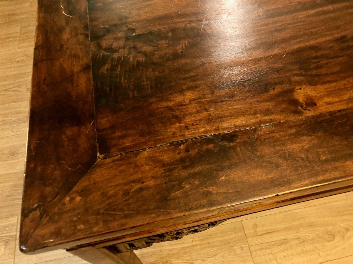 19th Century Chinese Square Table In Ironwood -photo-7