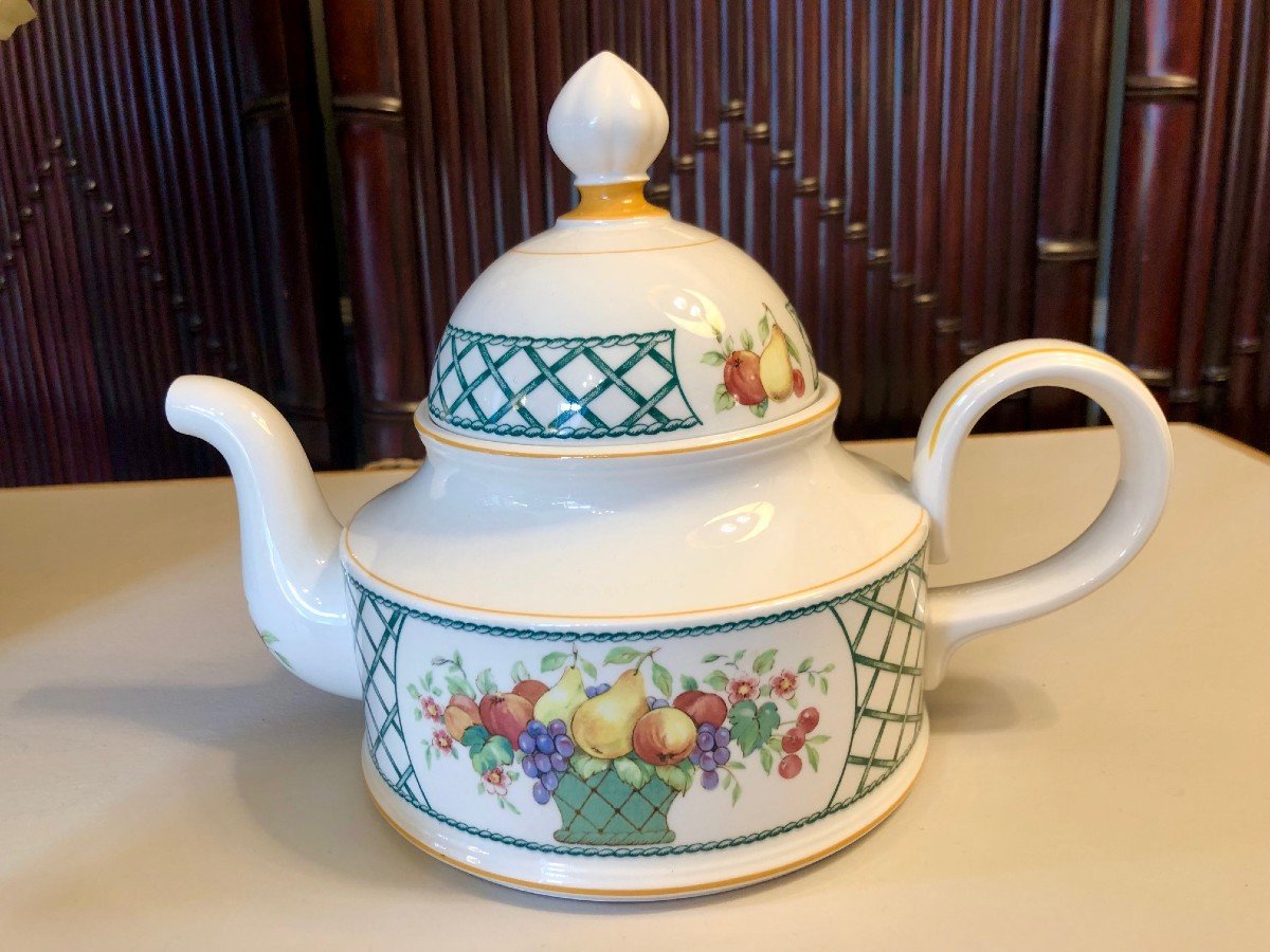 Villeroy & Boch, Basket Model, Earthenware Tea Set -photo-2