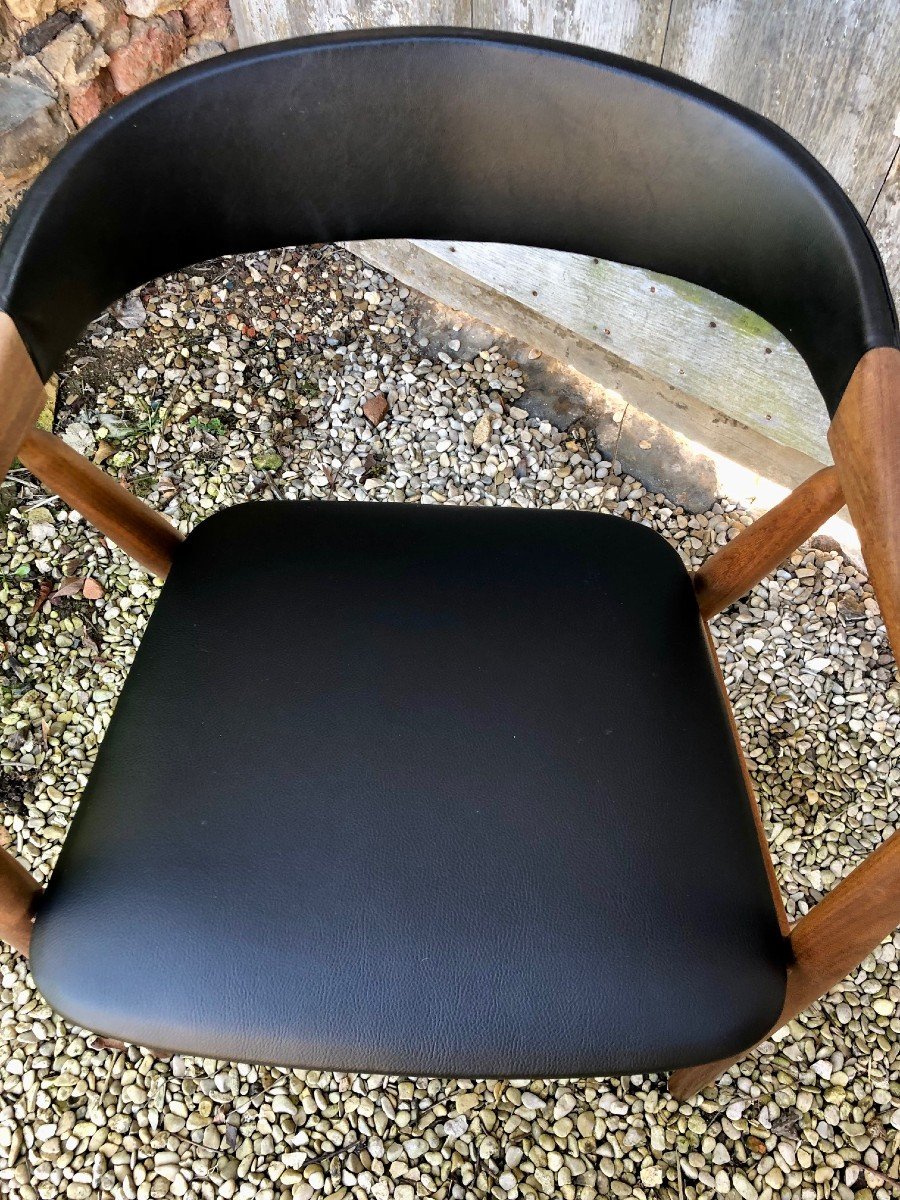 Thomas Harlev Office Chair Manufacturer Farstrup Denmark Circa 1960-photo-2