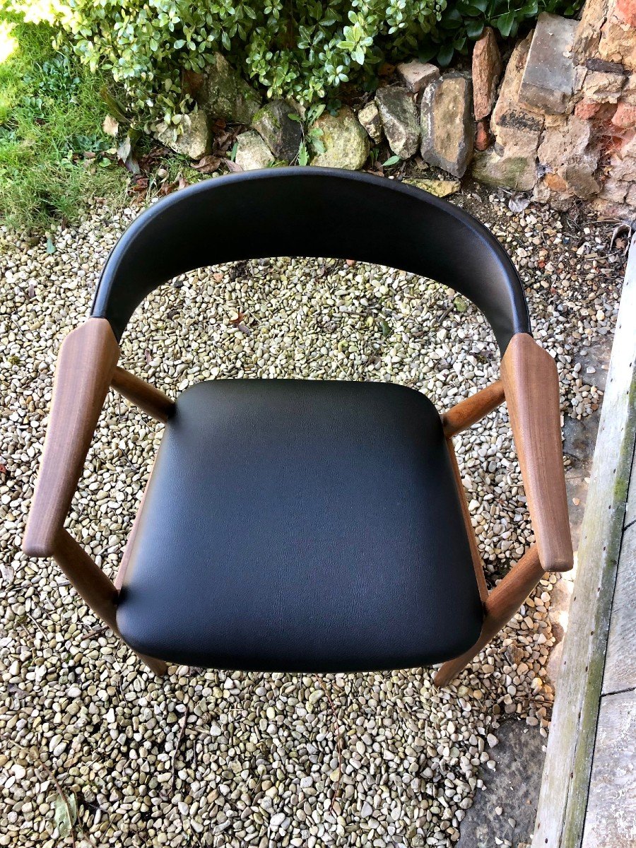 Thomas Harlev Office Chair Manufacturer Farstrup Denmark Circa 1960-photo-6