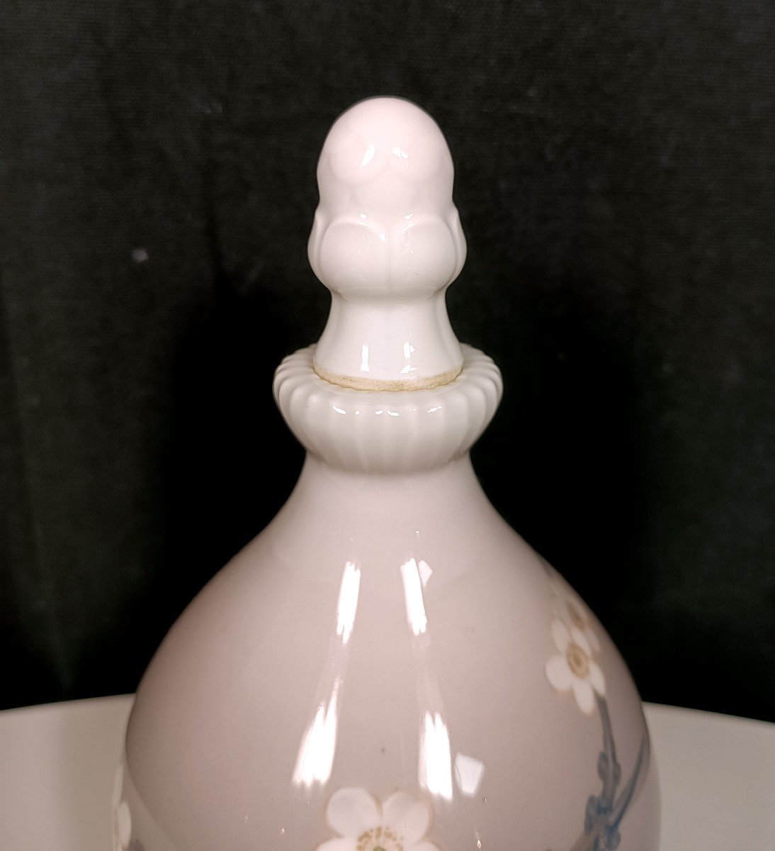 Bing & Grondhal Porcelain Bottle Early 20th Century-photo-4