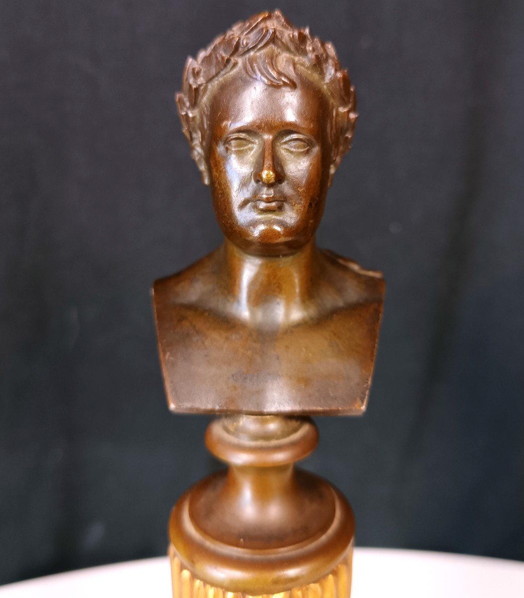 Bronze Bust Napoleon 1st Early XIXth-photo-4