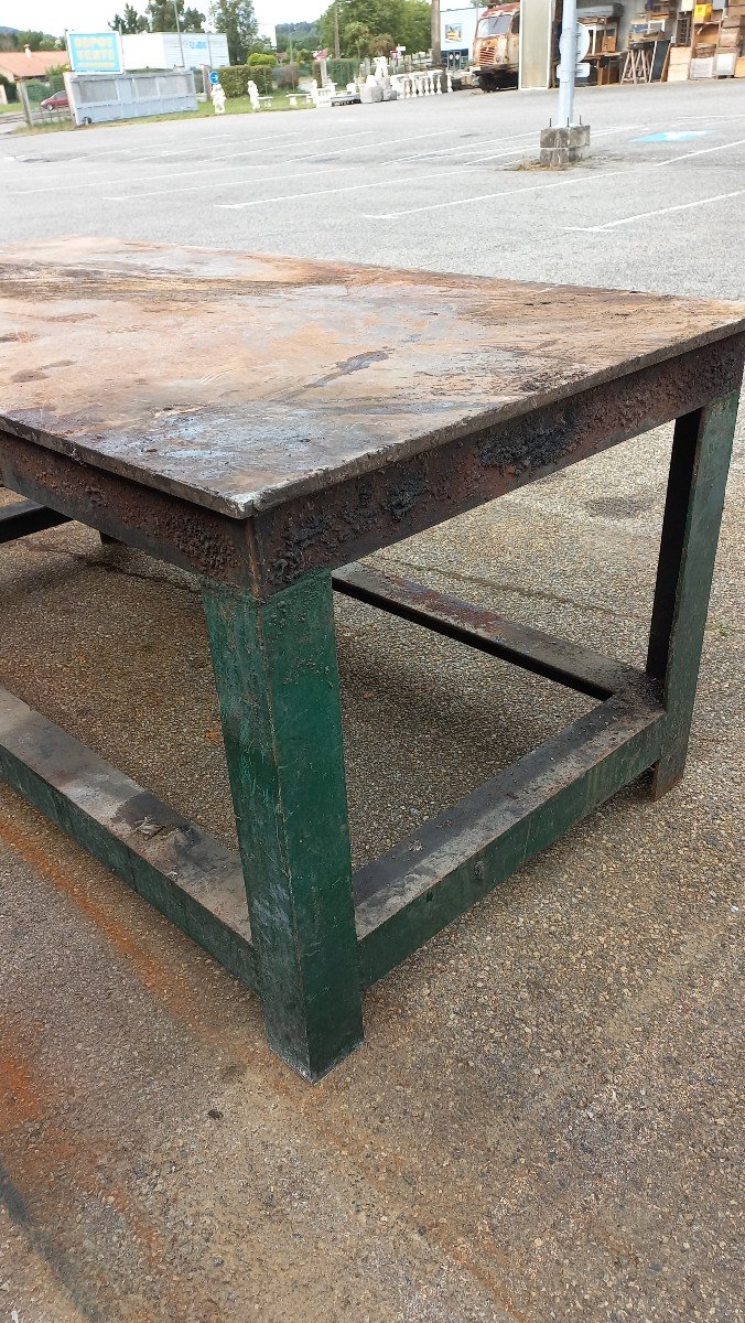 Workbench Industrial Iron Table-photo-3