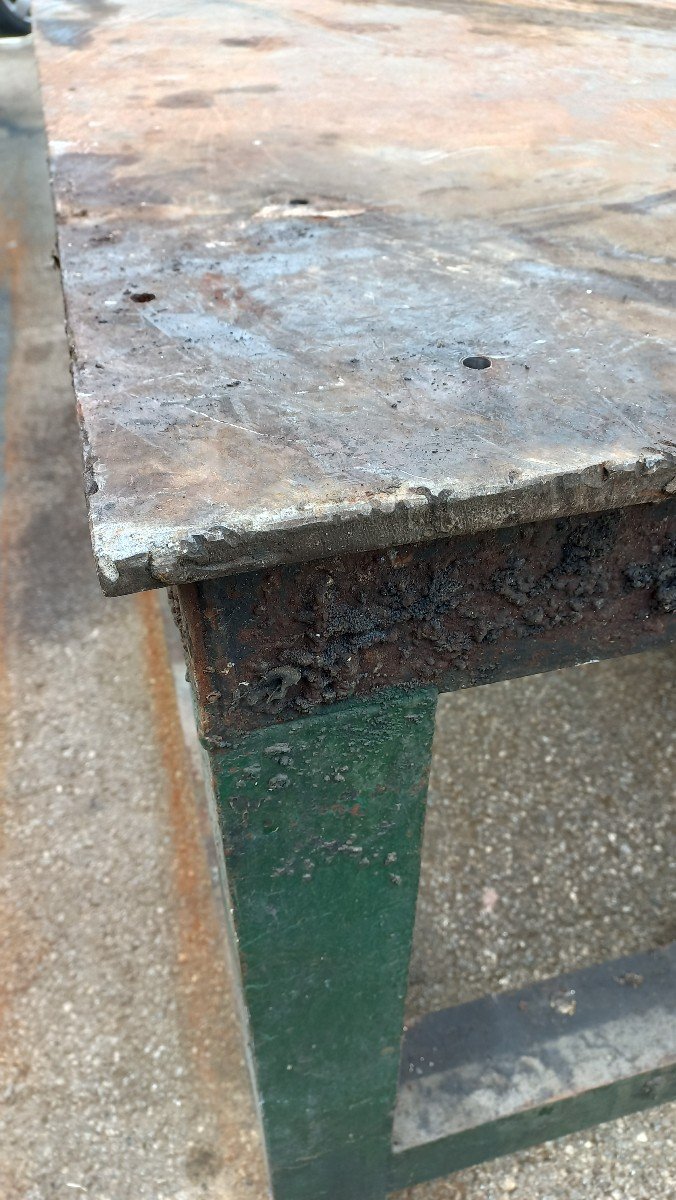 Workbench Industrial Iron Table-photo-4