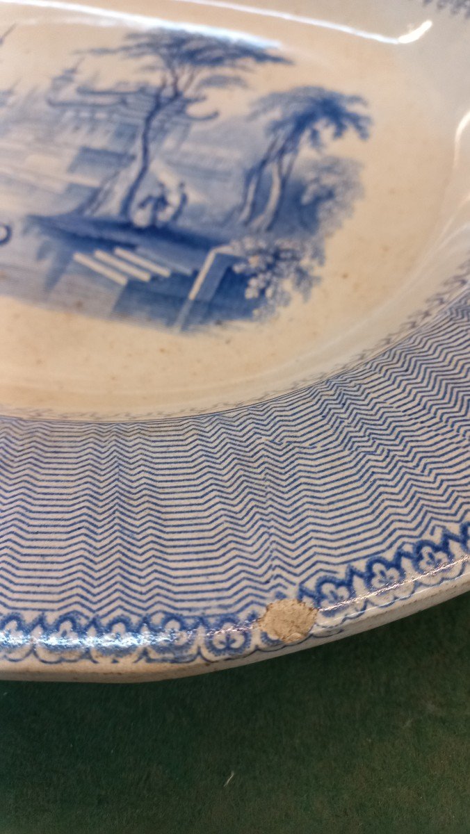 Grand Plat Faience Elkin & Newton-photo-2