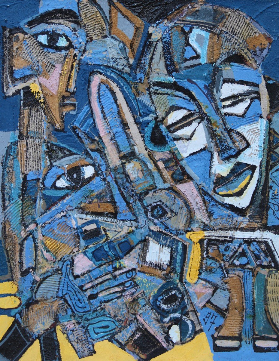 African Masks By Georges Ebrin Adingra