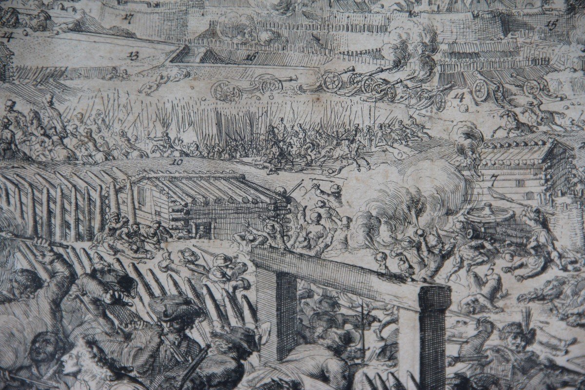 SUEDE 1700,  la Bataille de NARVA par Romeyn DE HOOGHE-photo-2