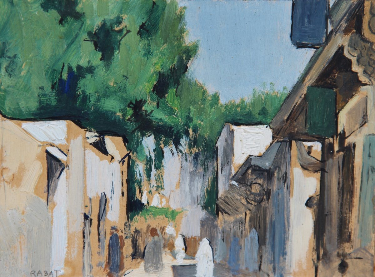 Morocco Rabat By André Le Moigne (1898-1987)-photo-4