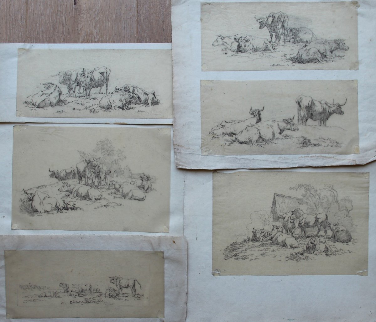 30 Drawings By René Tener (1846-1925)-photo-3
