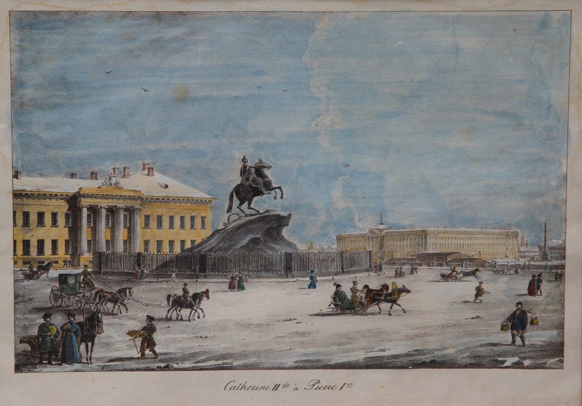 RUSSIE ST PETERSBOURG vers 1820-photo-3