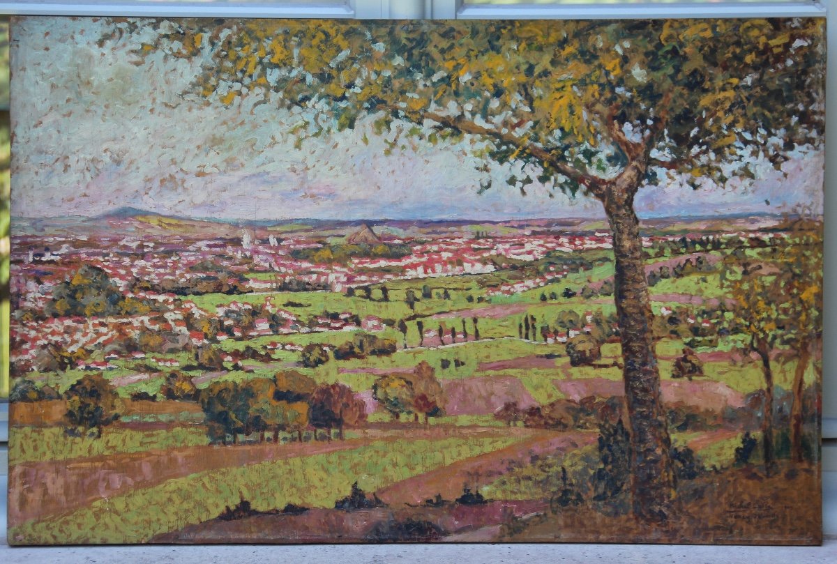 Vue Panoramique de NANCY JARVILLE par Michel COLLE (1872-1949)-photo-2