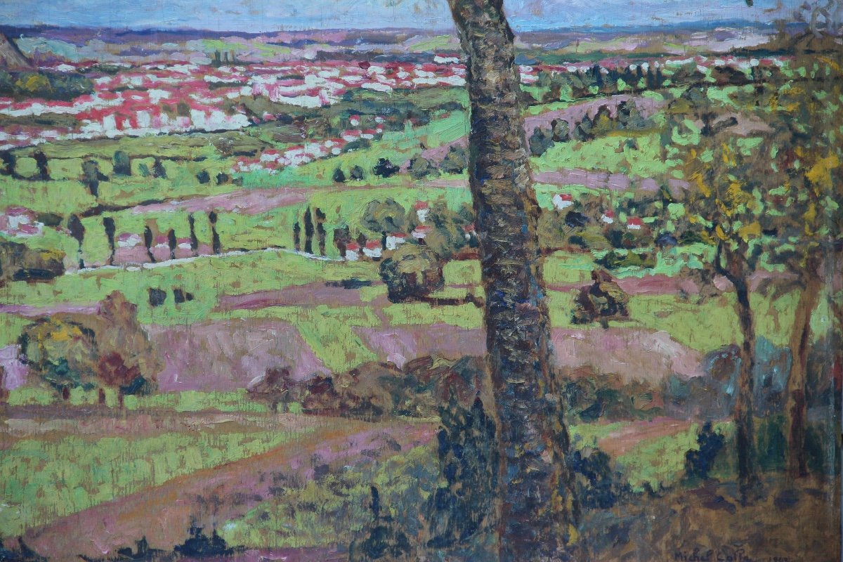 Vue Panoramique de NANCY JARVILLE par Michel COLLE (1872-1949)-photo-2