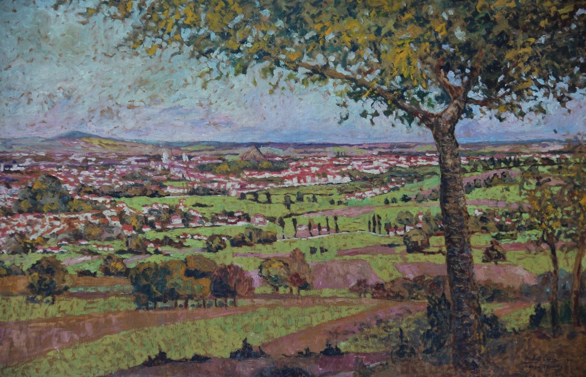 Vue Panoramique de NANCY JARVILLE par Michel COLLE (1872-1949)