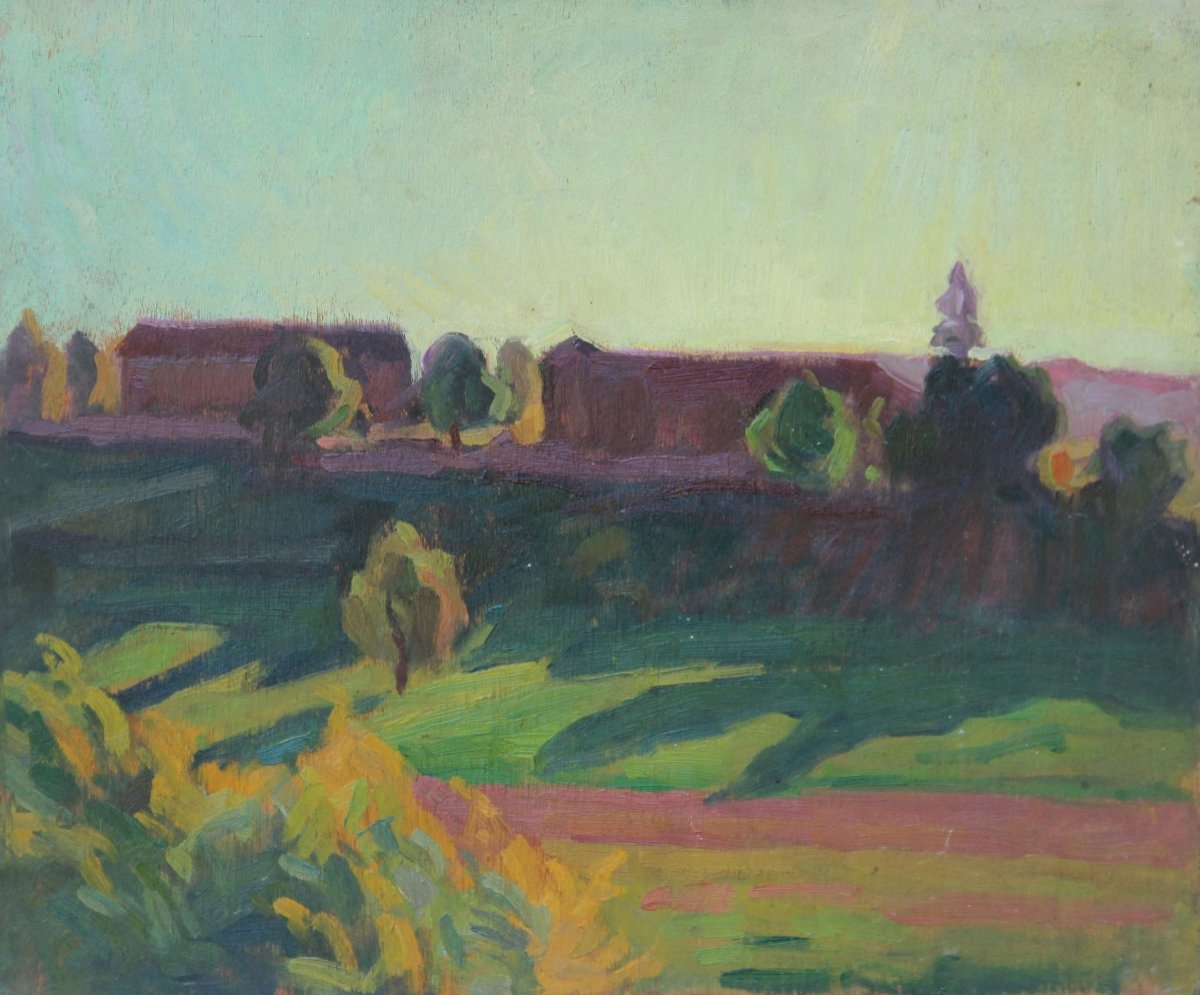 Fauve Landscape By Victor Prouve (1858-1943)