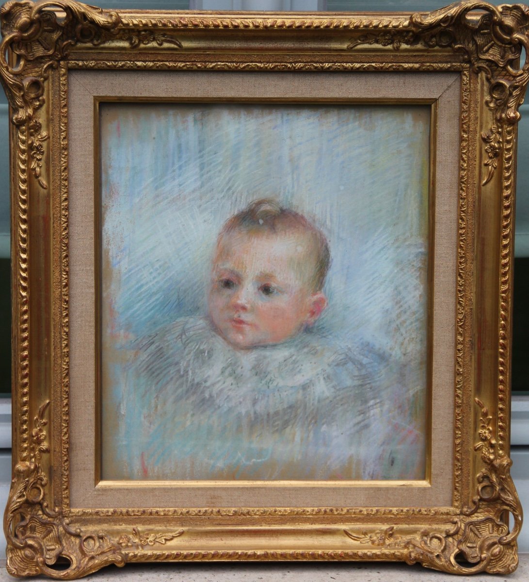 Pastel XIXème  ENFANT-photo-2