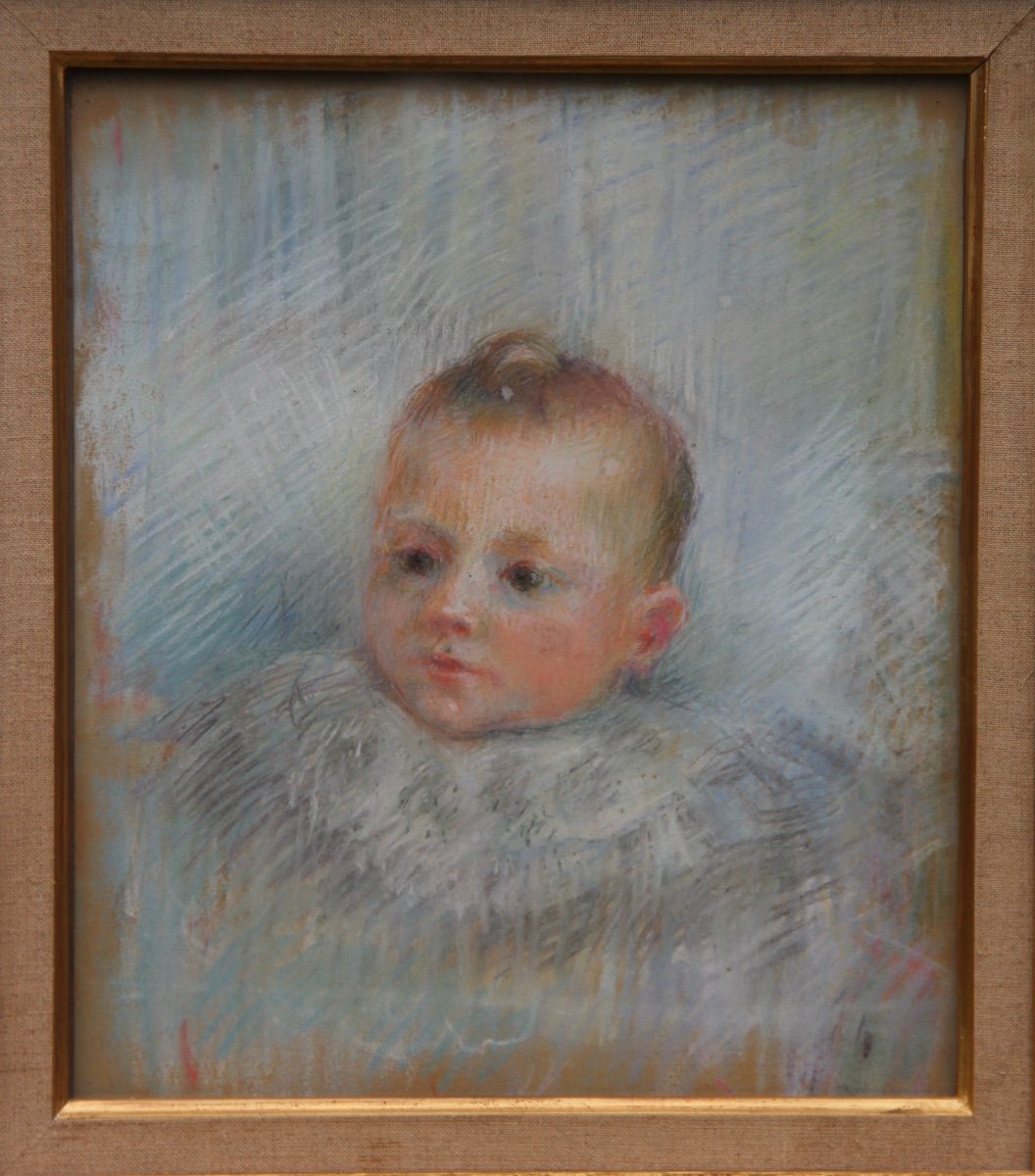 Pastel XIXème  ENFANT-photo-3