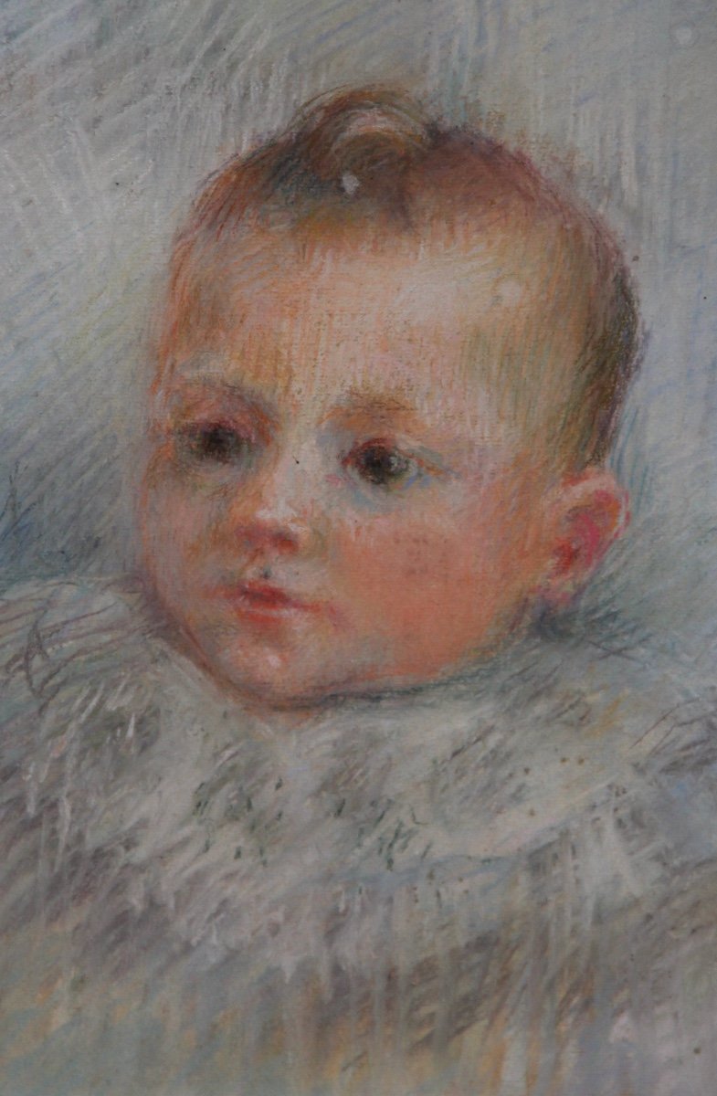 Pastel XIXème  ENFANT-photo-2