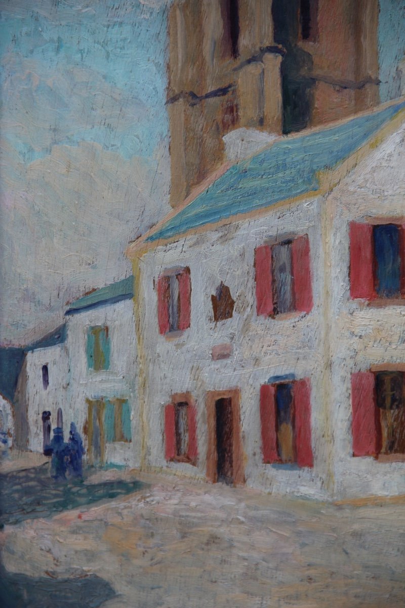 Brittany Batz-sur-mer By Auguste-michel Colle-photo-3