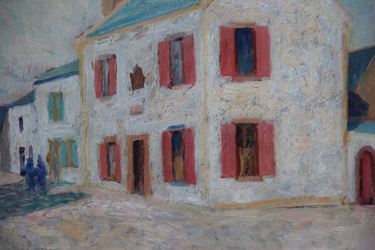 Brittany Batz-sur-mer By Auguste-michel Colle-photo-4