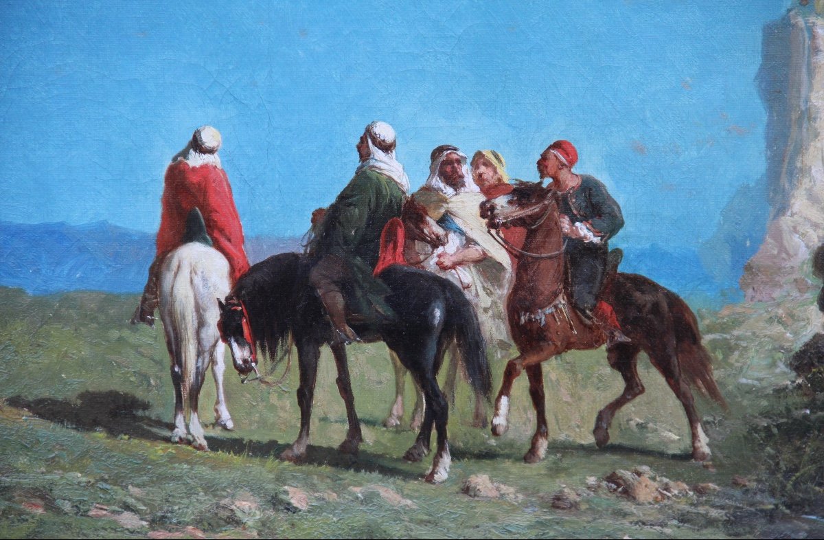 Arab Horsemen By Henri Van Wyk-photo-3