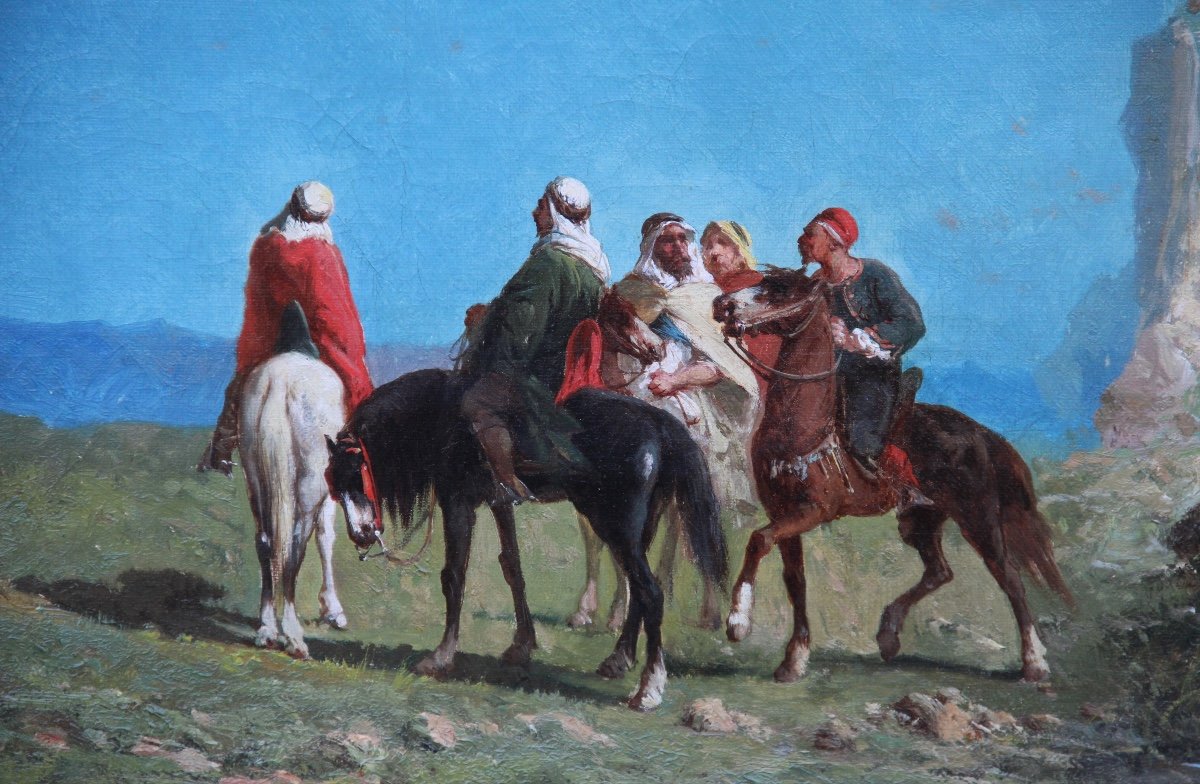 Arab Horsemen By Henri Van Wyk-photo-4