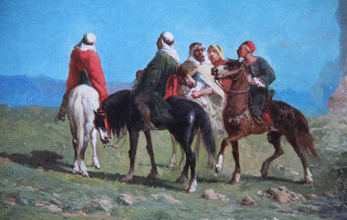 Arab Horsemen By Henri Van Wyk-photo-2