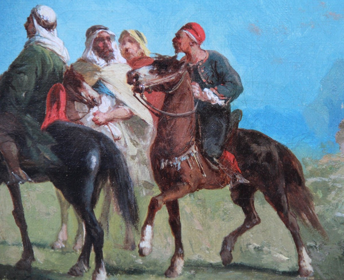 Arab Horsemen By Henri Van Wyk-photo-4