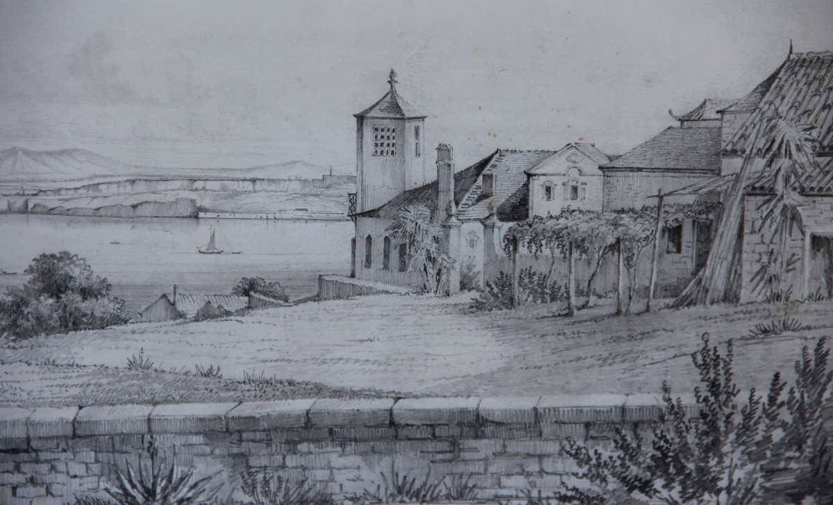 PORTUGAL vue de LISBONNE 1848-photo-3