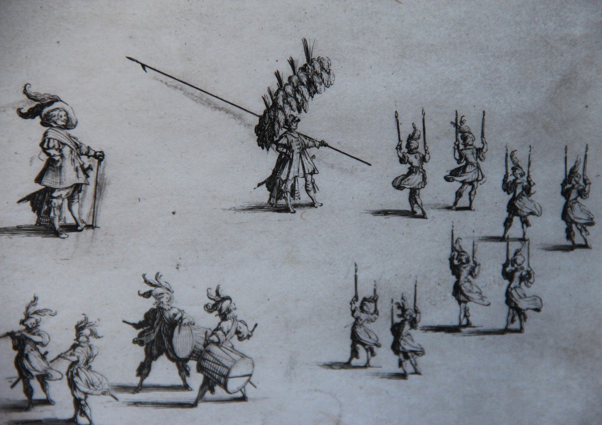 Entrance Of Monsieur De Macey By Jacques Callot-photo-3