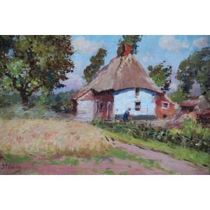 Sunny Cottage By Joseph Caron