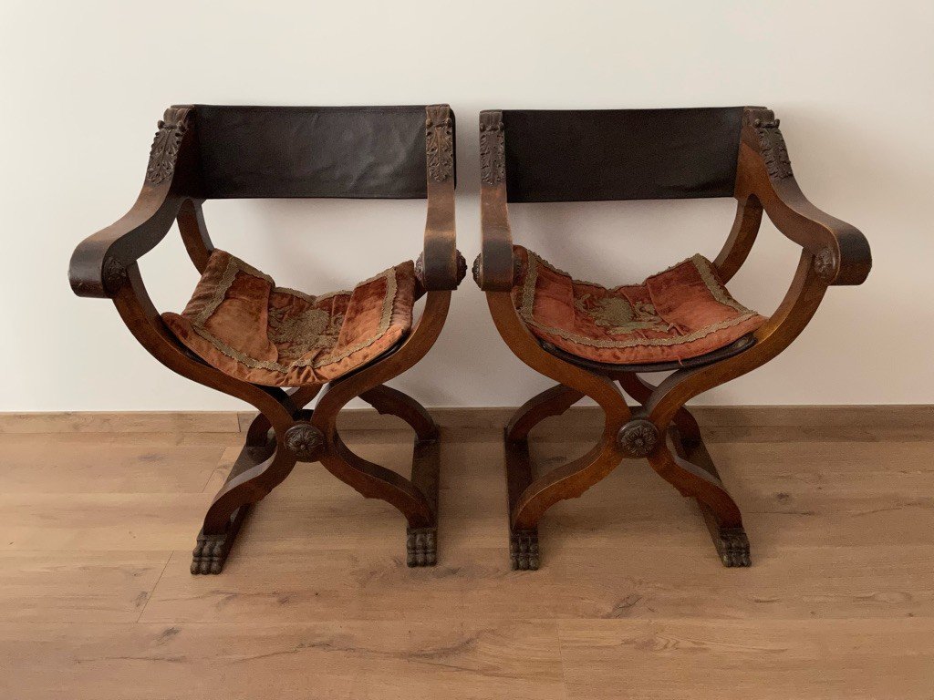 Pair Of Italian Chairs-photo-2