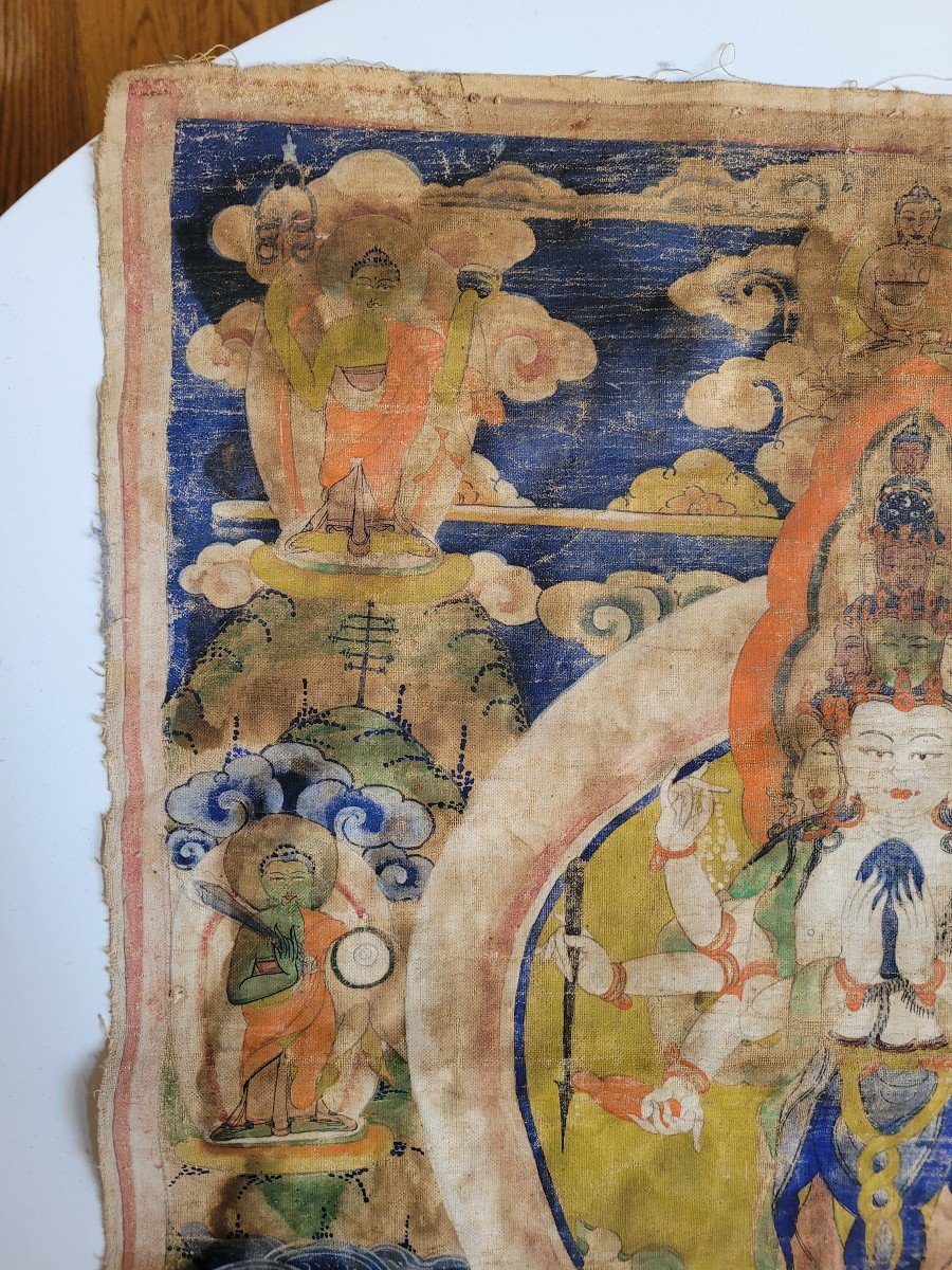 Thangka - 11-faced Avalokiteshvara - Tibet-photo-4