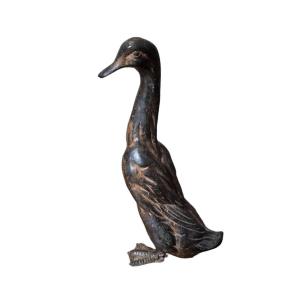 Pierre Chenet - Goose - Bronze With Ocher Patina