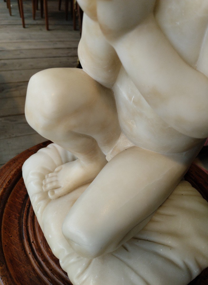 Praying Child- Alabaster - Firenze - Luigi Pampaloni (1791-1847)-photo-4